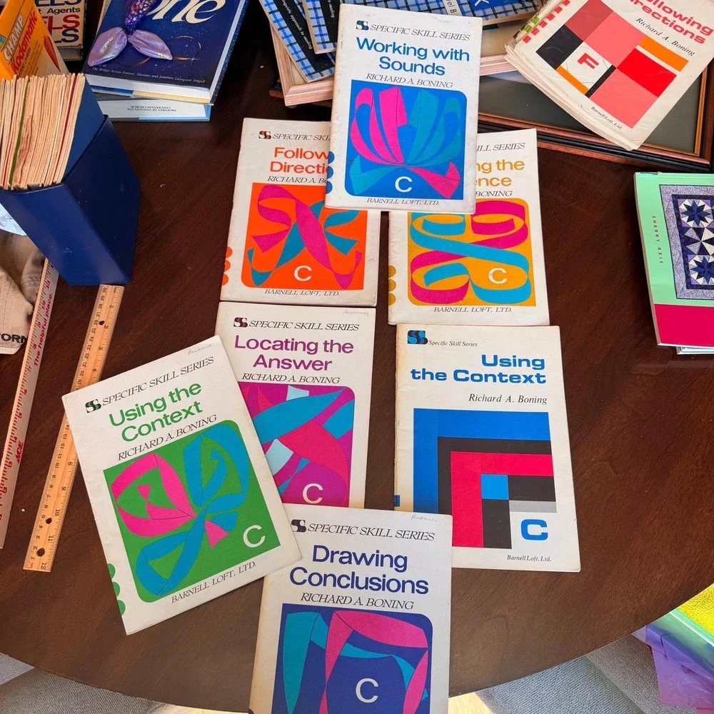 25 Vintage Reading Workbooks Richard Boning Barnell Loft Open Court Teacher Lot